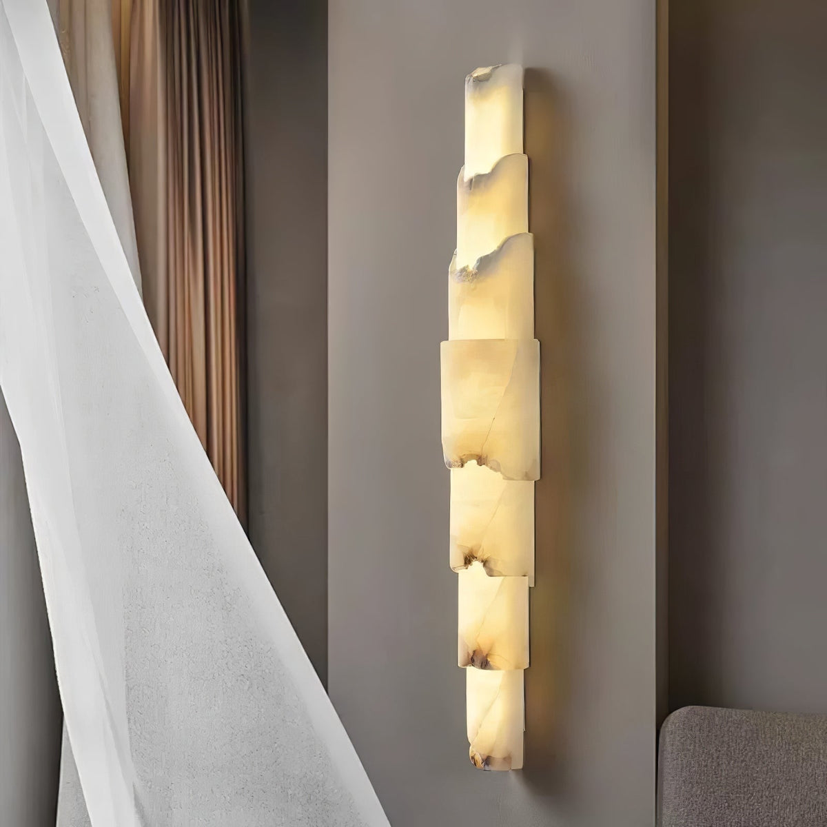 Caspian aplique de pared alabastro Multi-capa
