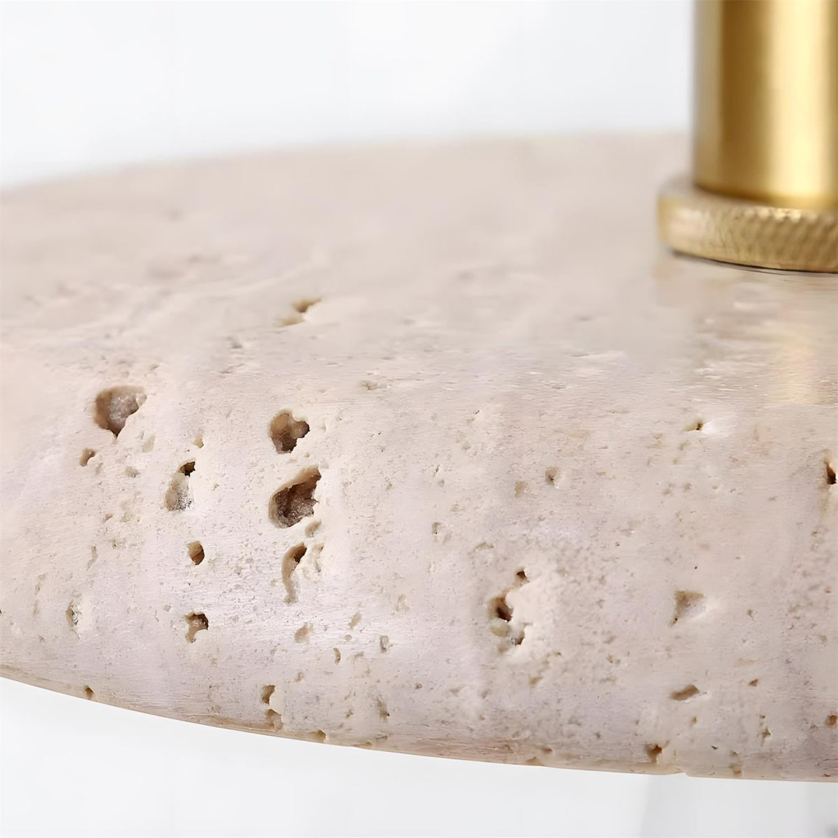 Seruine lámpara colgante de travertino