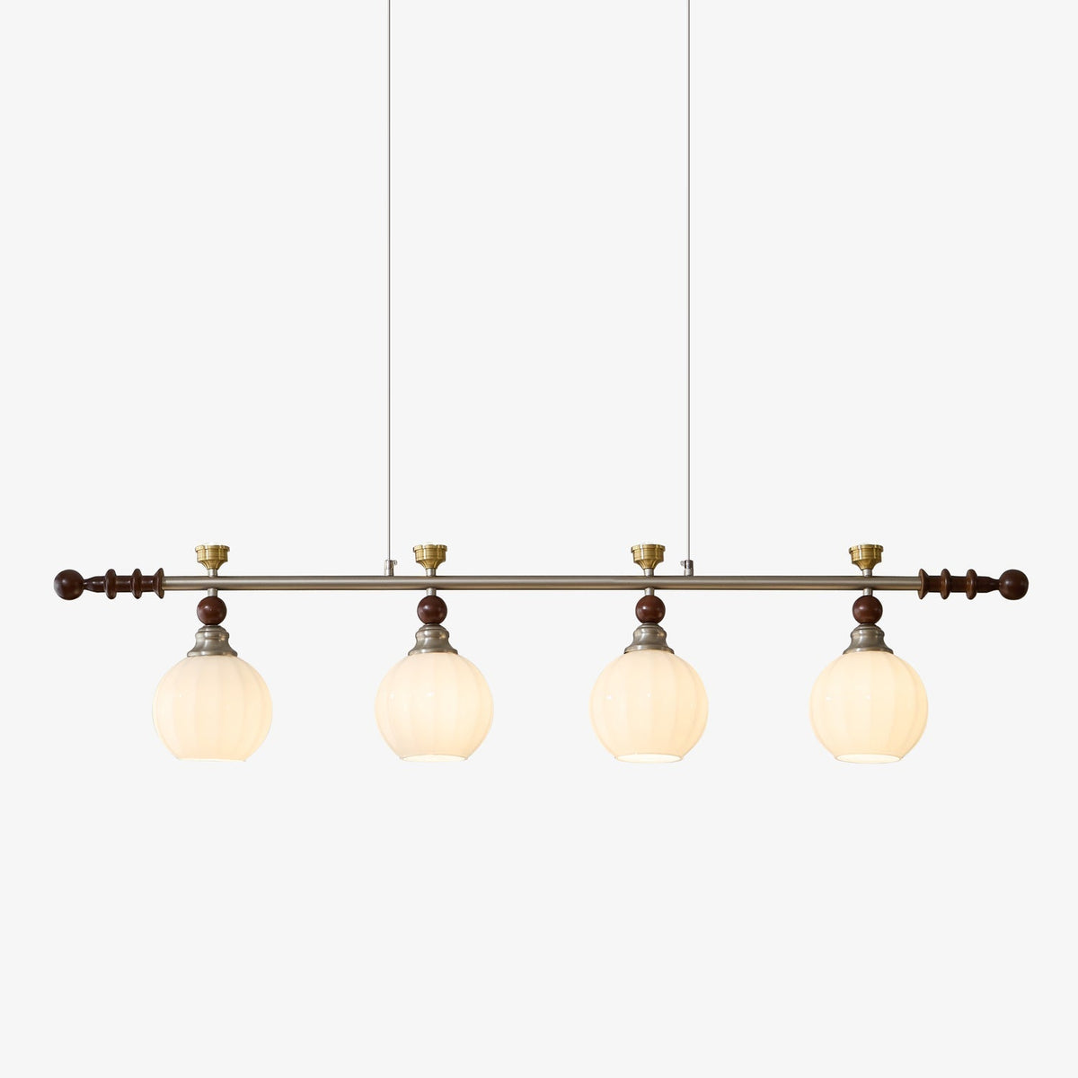 Otheia lámpara colgante elegancia Vintage lineal de madera