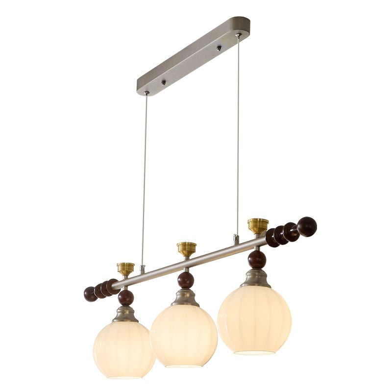 Otheia lámpara colgante elegancia Vintage lineal de madera