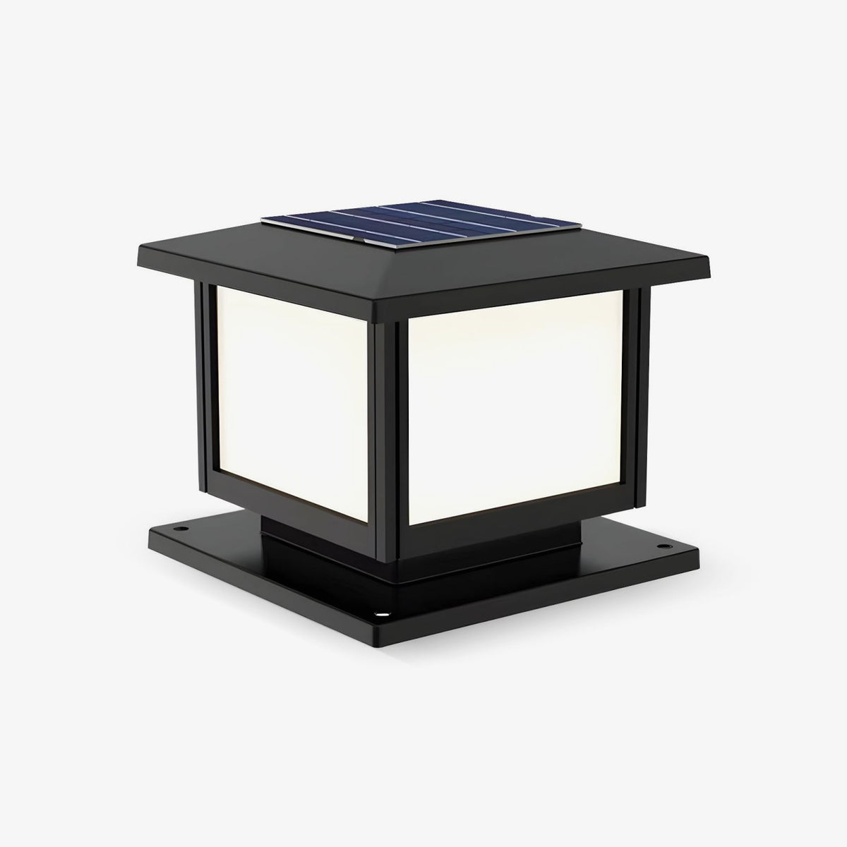 Avenuina luminaria exterior estilo pabellón cuadrada solar