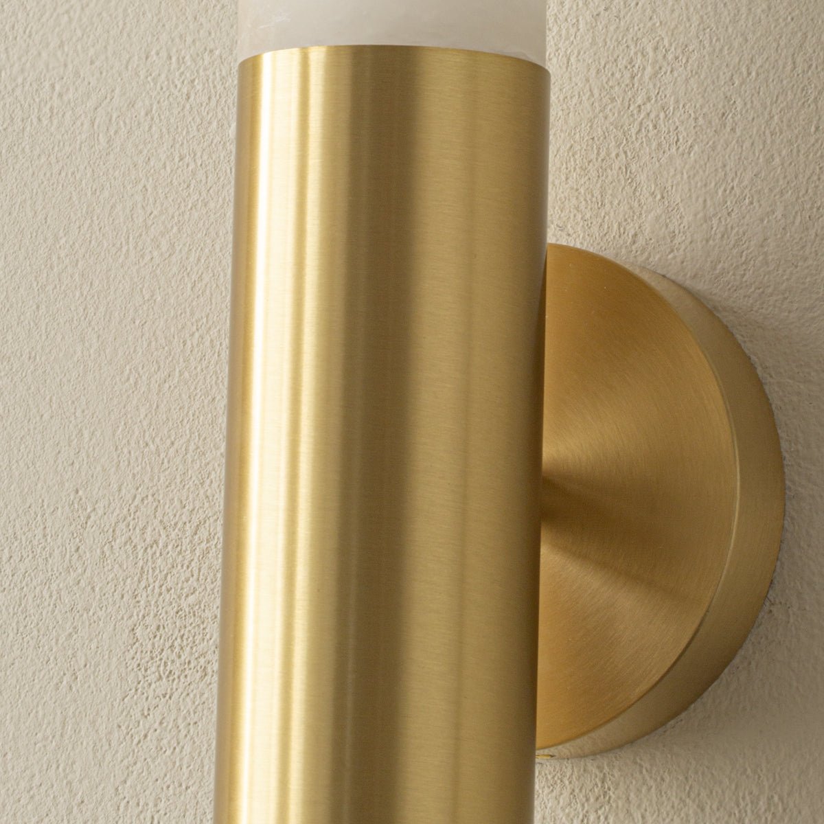 Evtalos aplique de pared cilindro alabastro