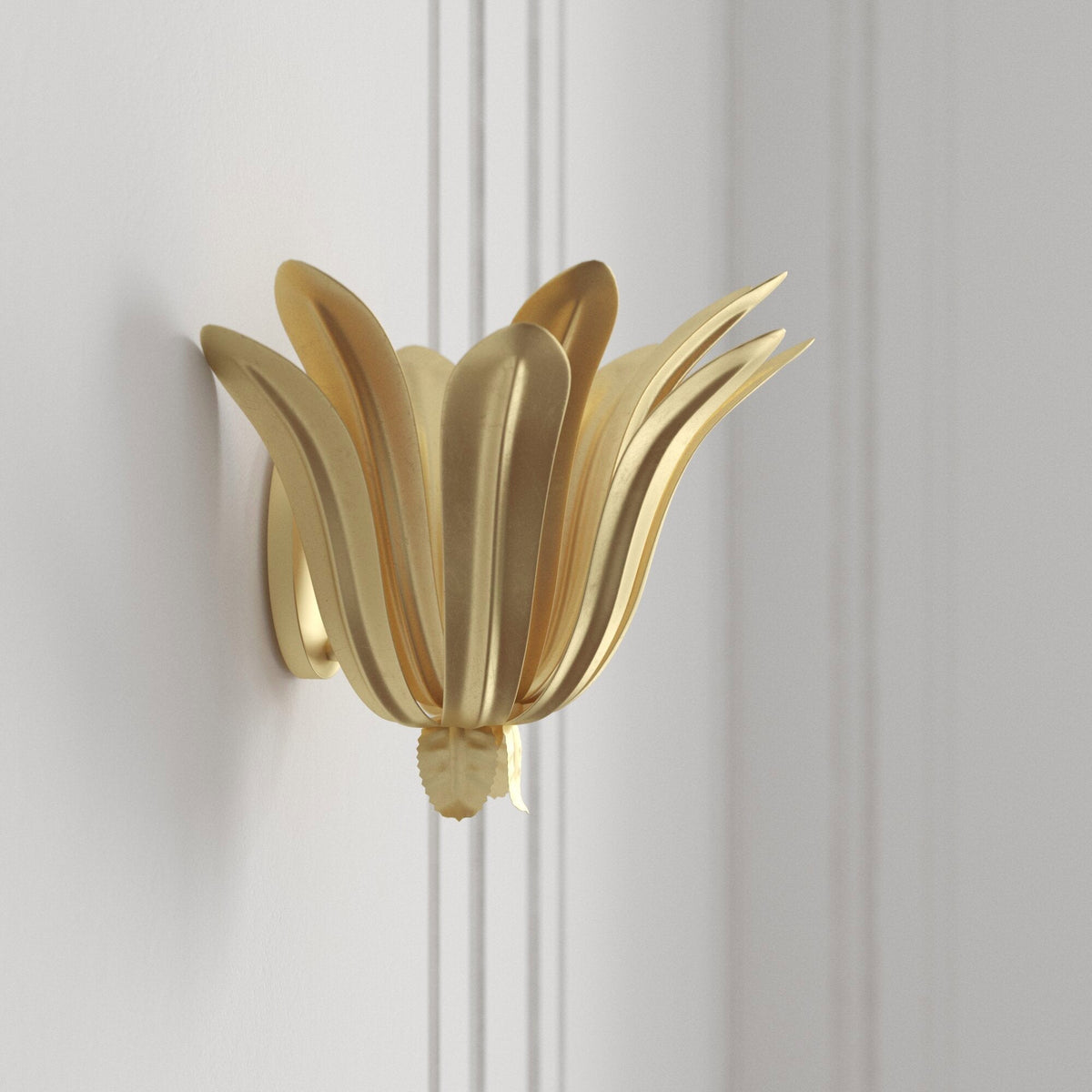 Solivette aplique de pared de latón