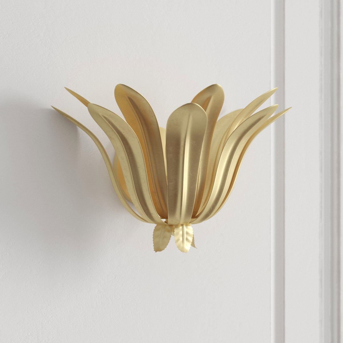 Solivette aplique de pared de latón