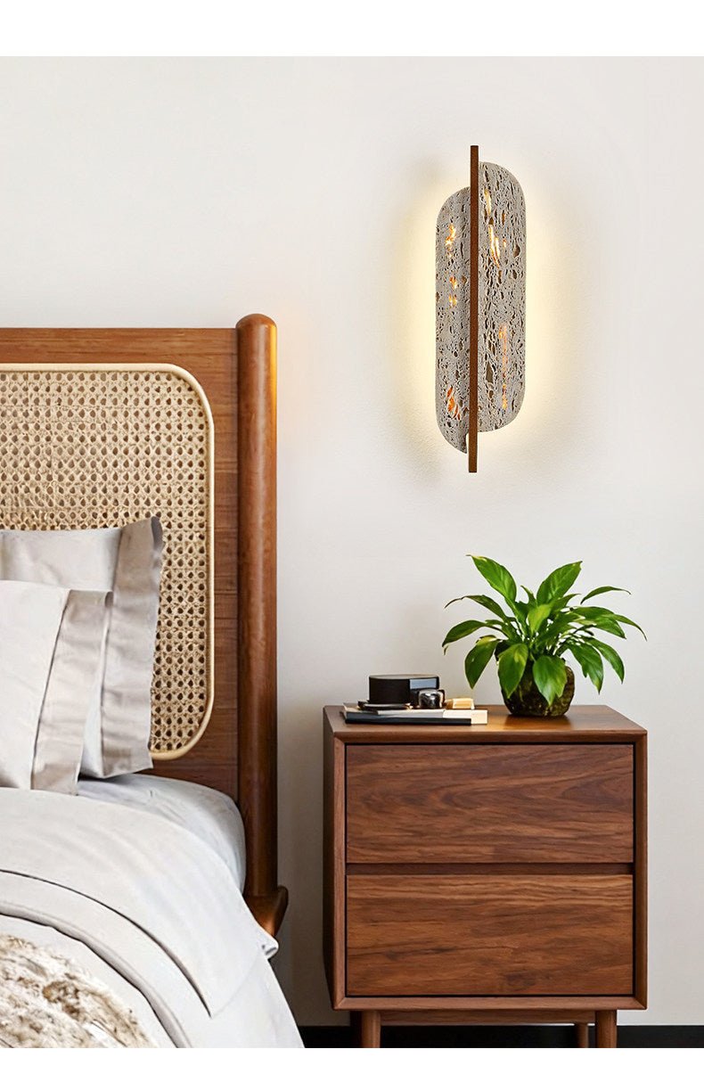 Serinaine aplique de pared travertino