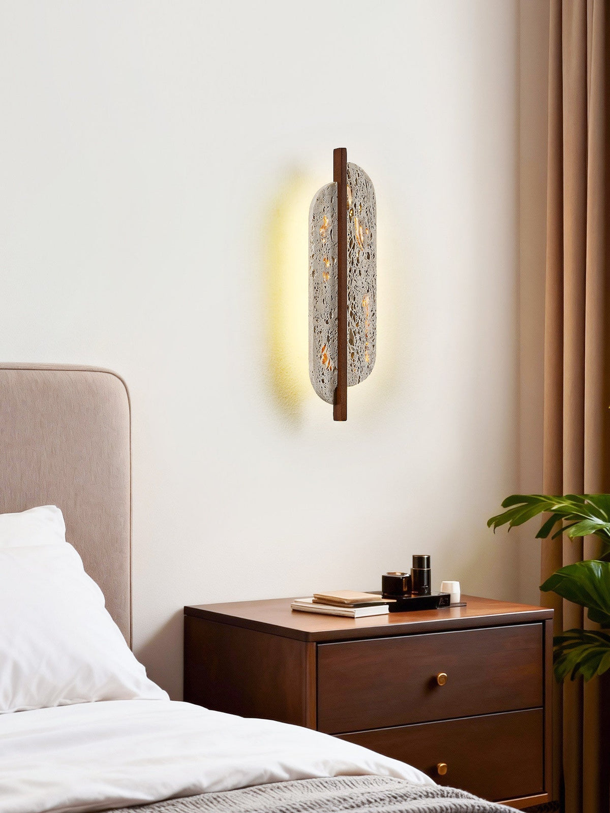 Serinaine aplique de pared travertino