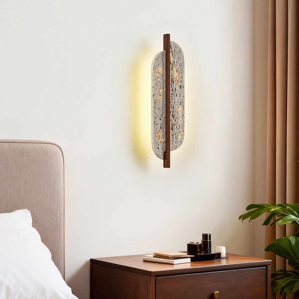 Serinaine aplique de pared travertino