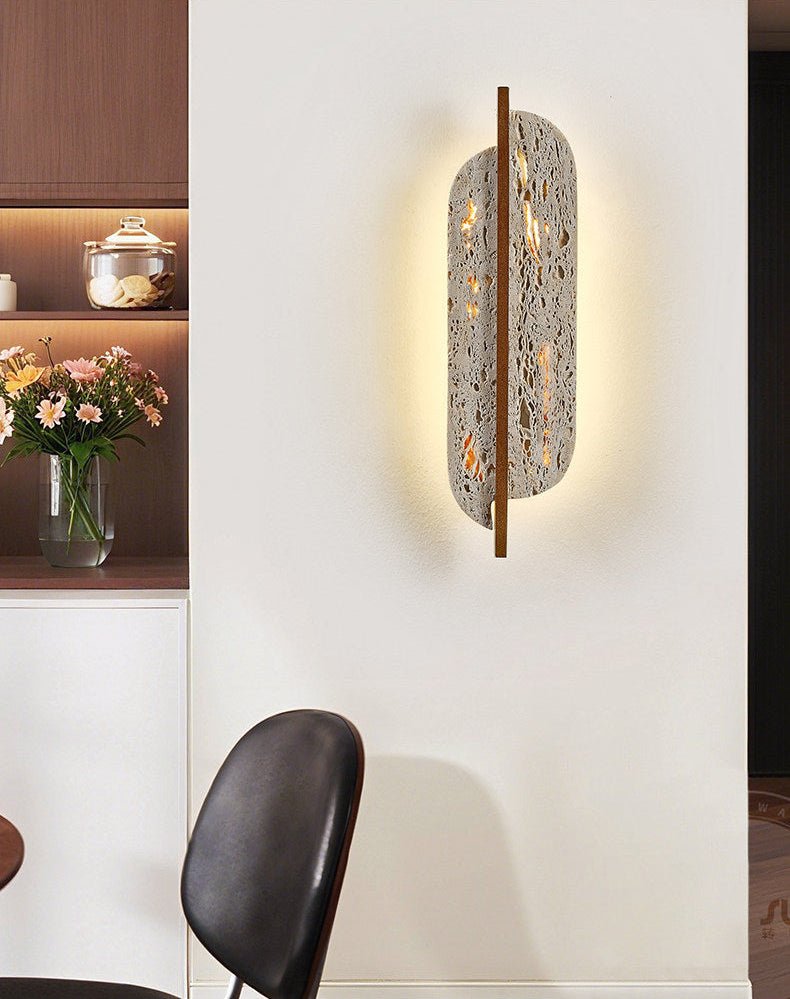 Serinaine aplique de pared travertino