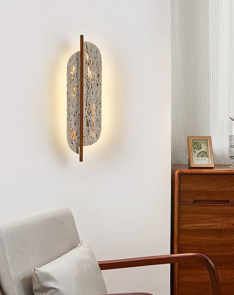 Serinaine aplique de pared travertino