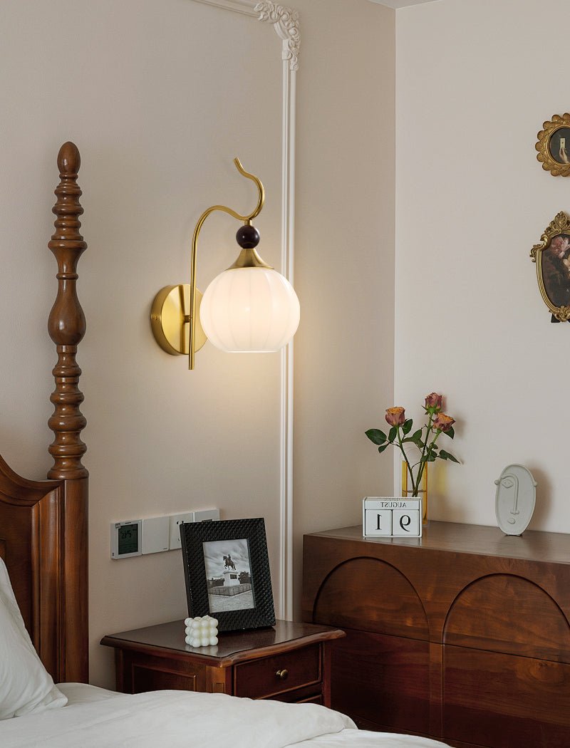 Dimze aplique de pared curvo