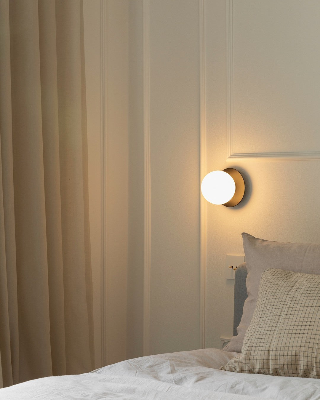 Irinor aplique de pared Premium nórdico en latón