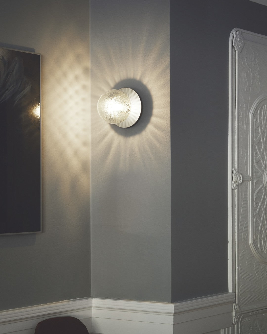 Irinor aplique de pared Premium nórdico en latón