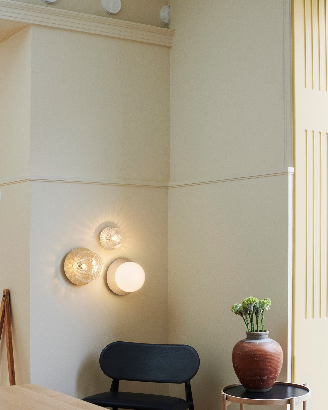 Irinor aplique de pared Premium nórdico en latón