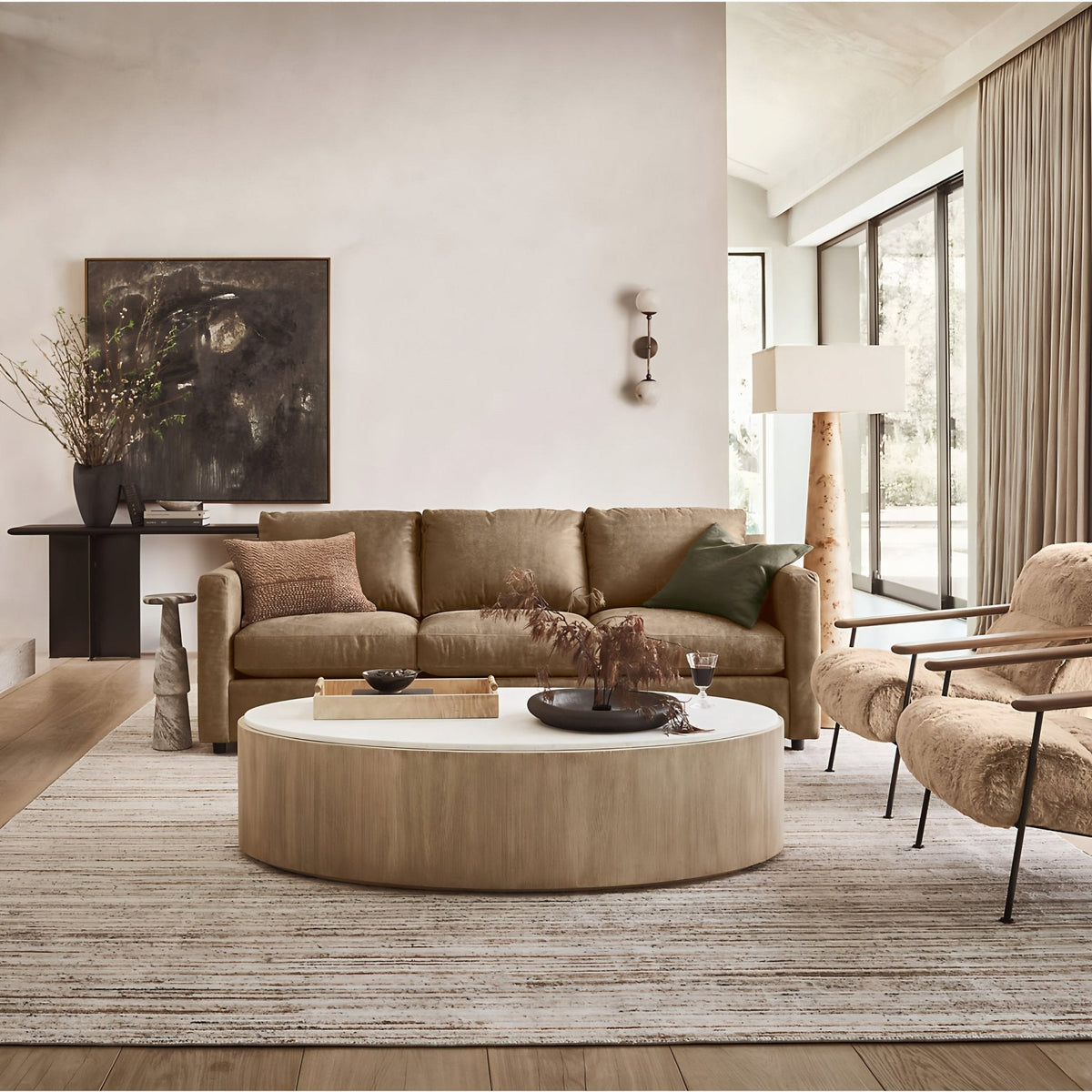 Avenisenne aplique de pared doble alabastro