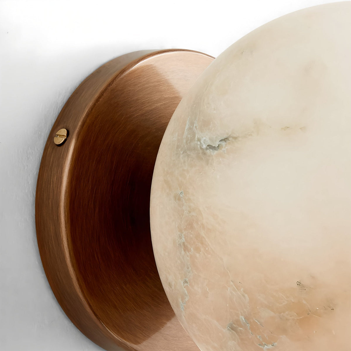 Avenisenne aplique de pared doble alabastro