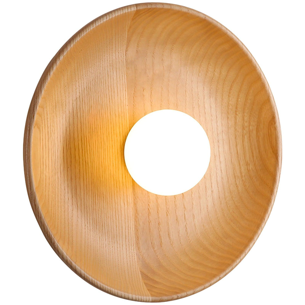 Sirixa aplique de pared moderno minimalista de vidrio y madera