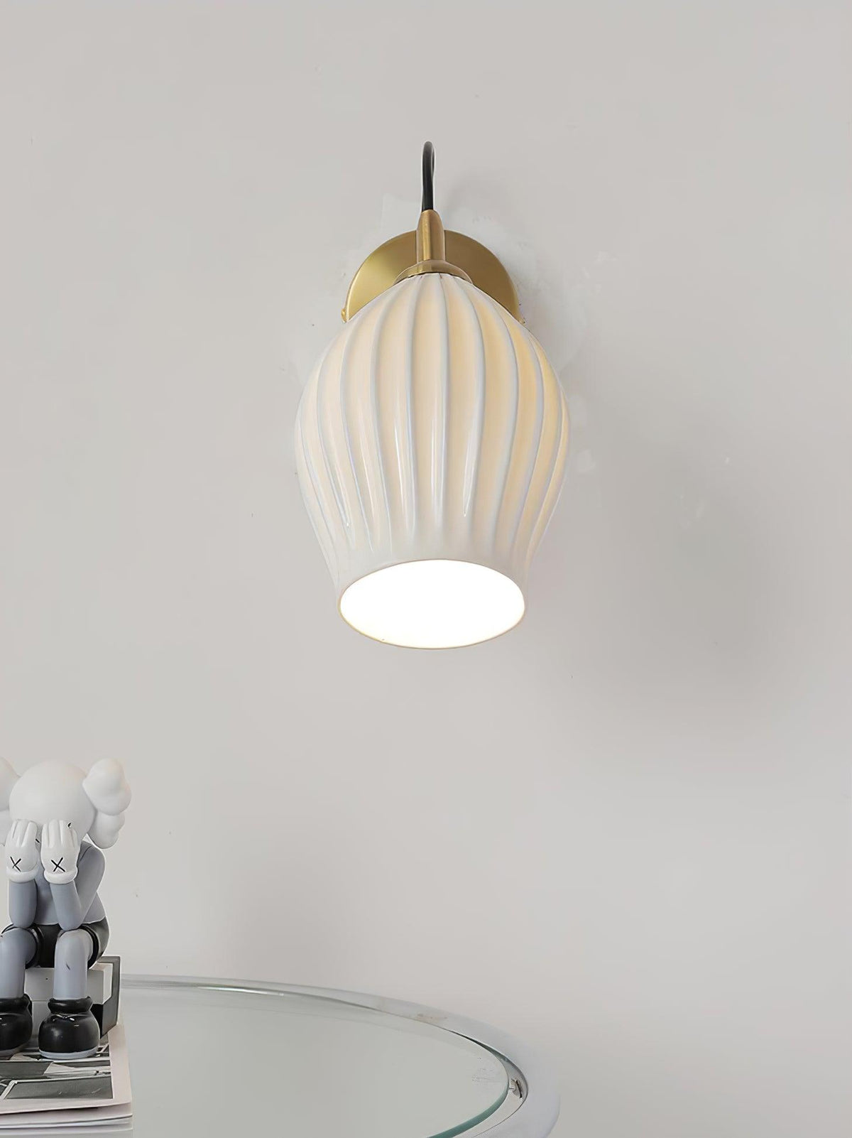 Zotalisra aplique de pared moderno minimalista con textura en cerámica