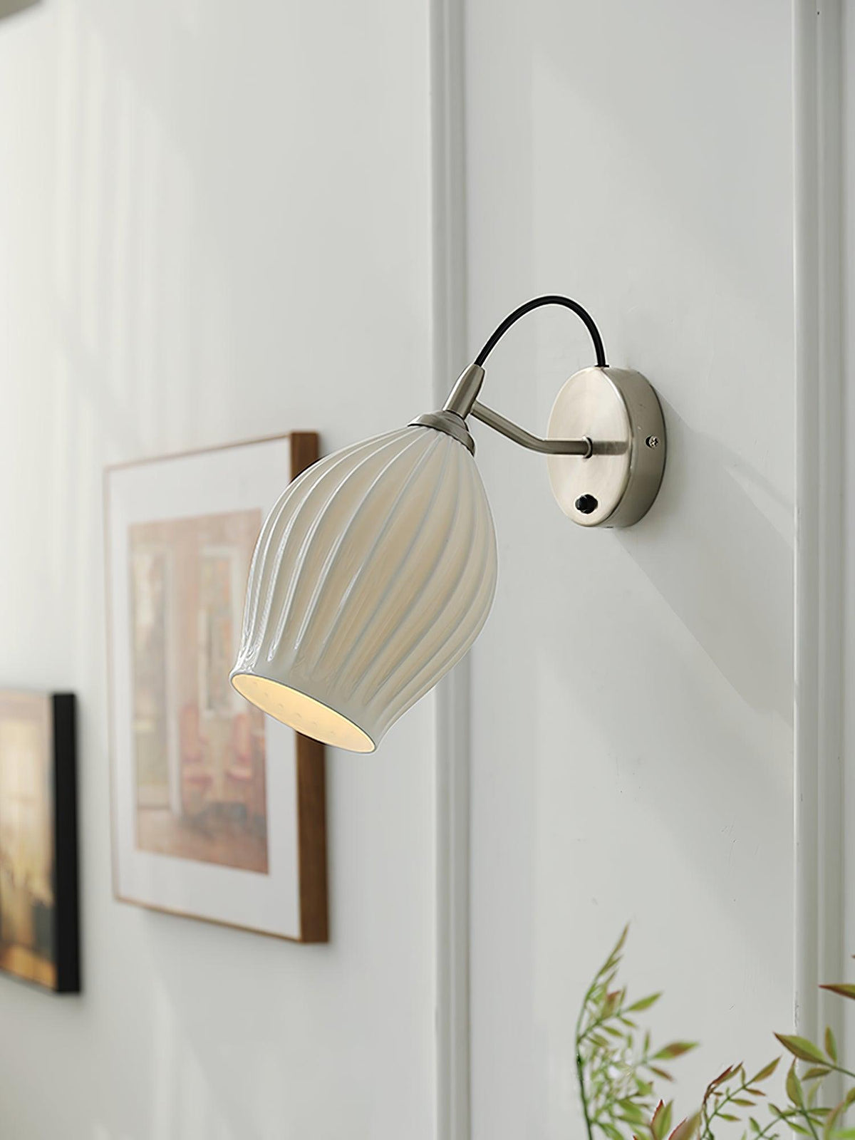 Zotalisra aplique de pared moderno minimalista con textura en cerámica
