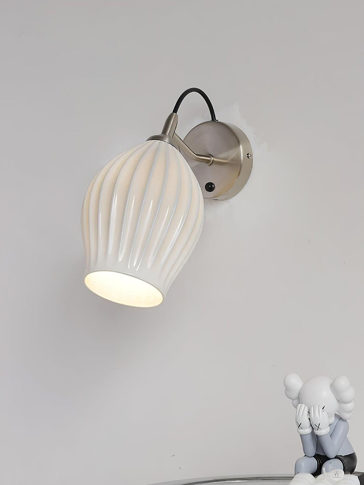 Zotalisra aplique de pared moderno minimalista con textura en cerámica