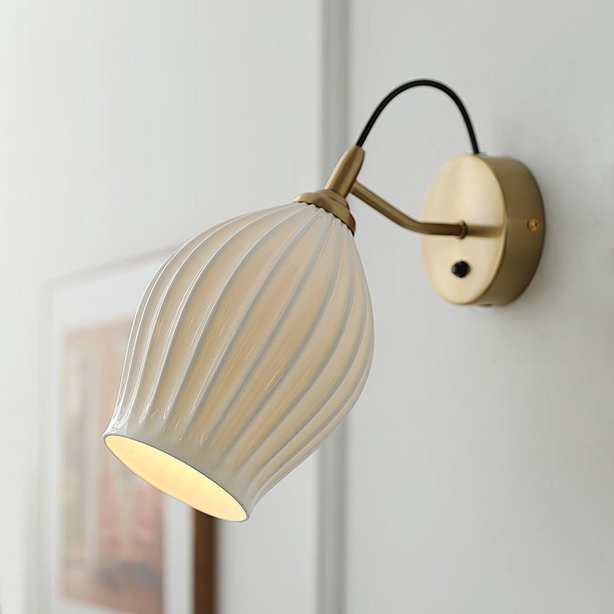 Zotalisra aplique de pared moderno minimalista con textura en cerámica