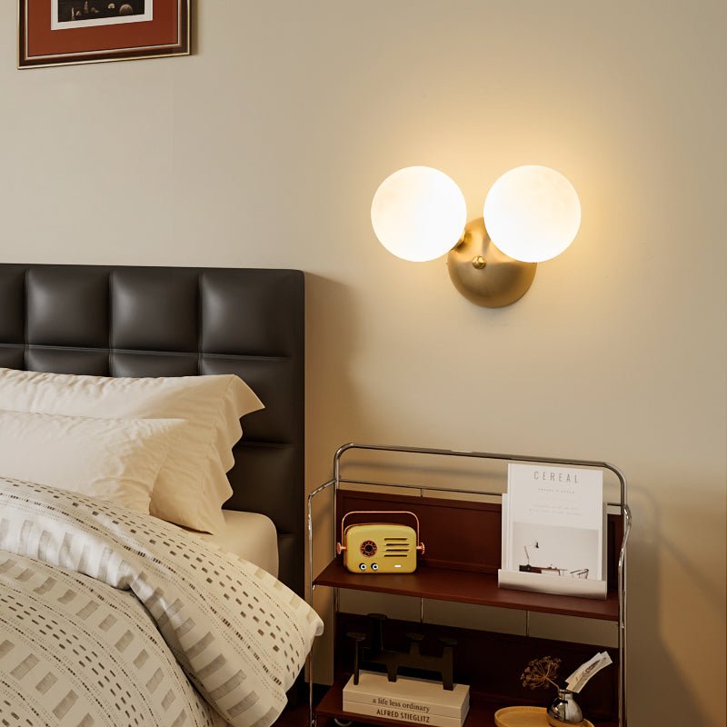 Ordoran aplique de pared moderno minimalista de vidrio
