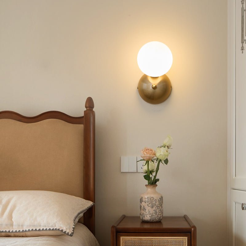 Ordoran aplique de pared moderno minimalista de vidrio