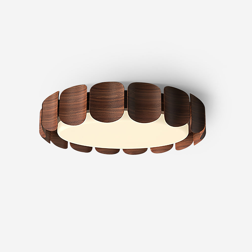 Ardura lámpara de techo de madera de nogal