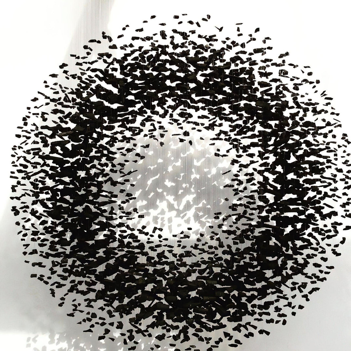 Vaelior lámpara de araña postmoderna de lujo en negro con piedras