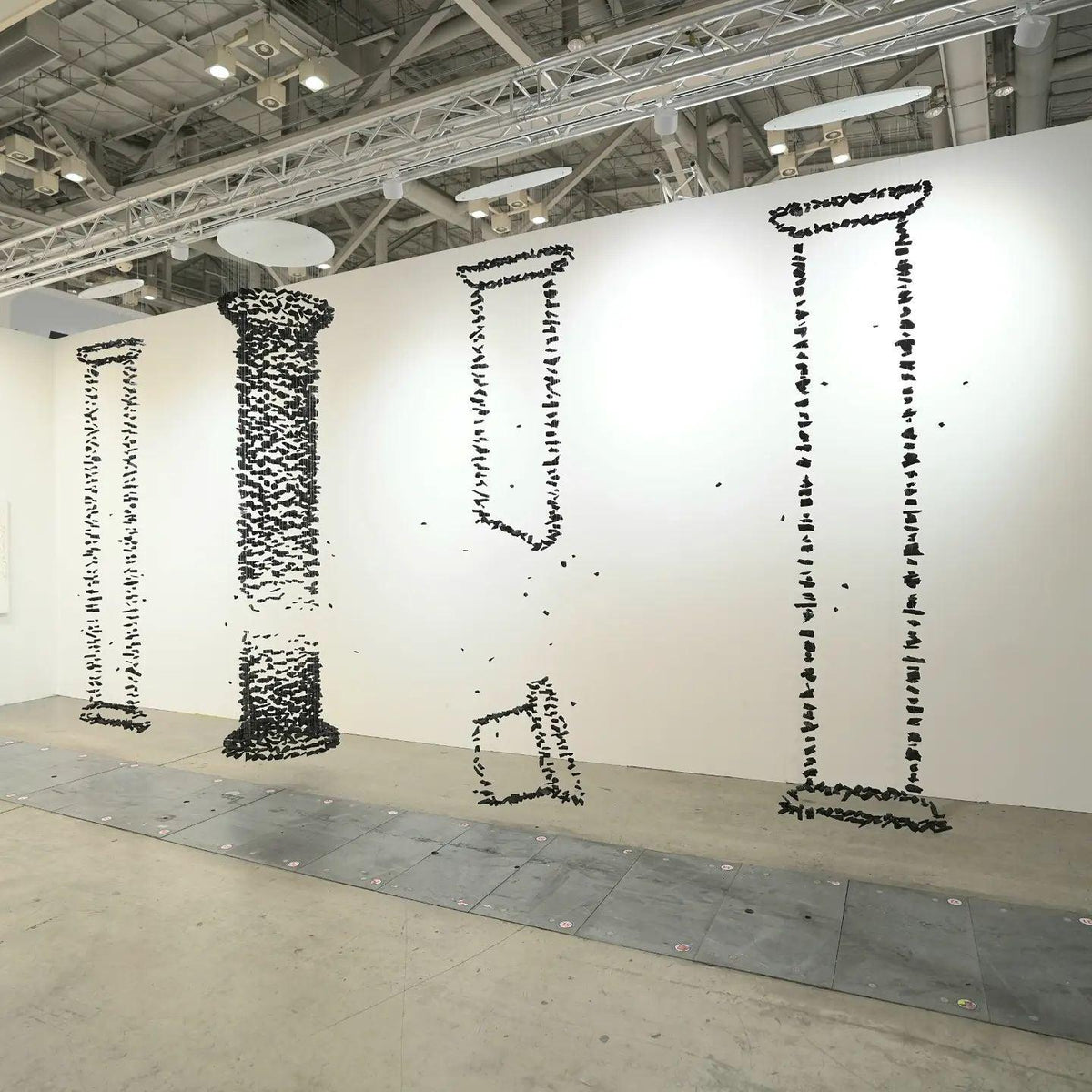 Vaelior lámpara de araña postmoderna de lujo en negro con piedras