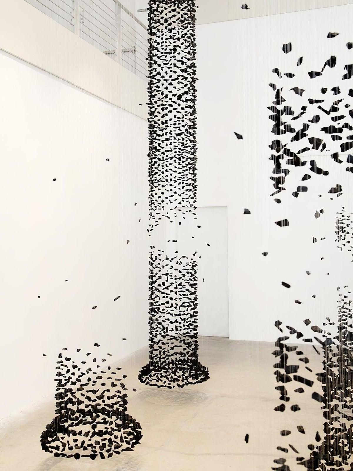 Vaelior lámpara de araña postmoderna de lujo en negro con piedras
