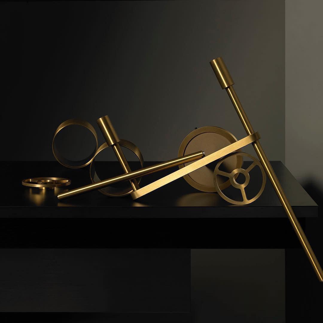 Zorinaris Premium nórdico aplique de pared de cristal