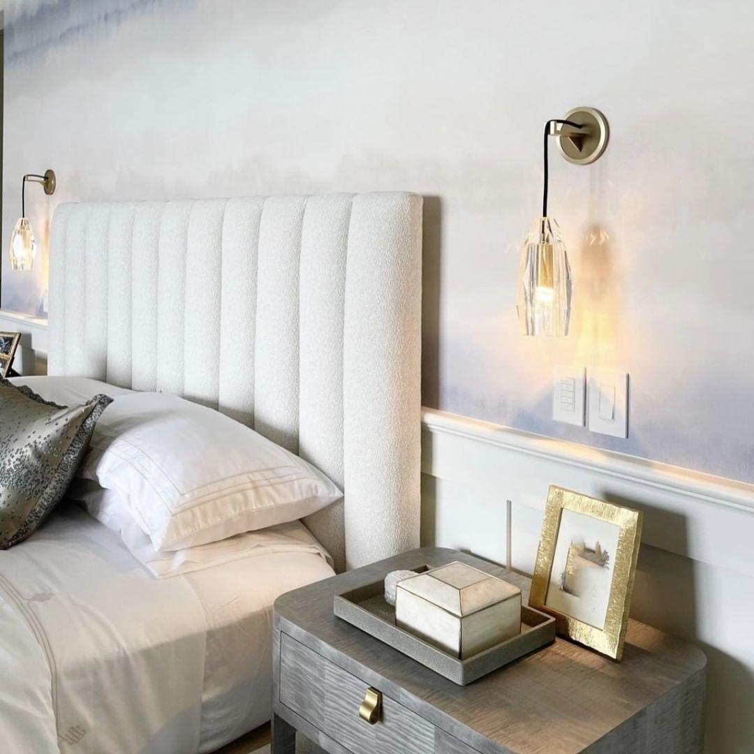Zorinaris Premium nórdico aplique de pared de cristal