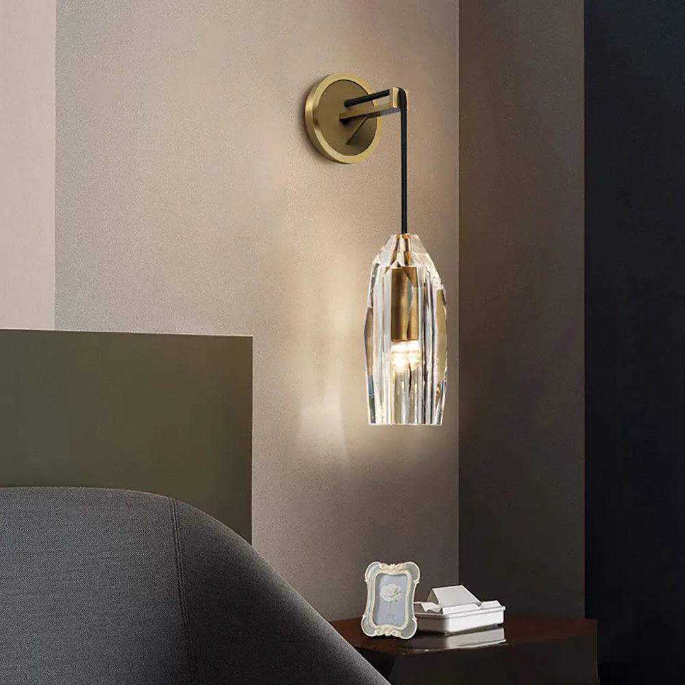 Zorinaris Premium nórdico aplique de pared de cristal