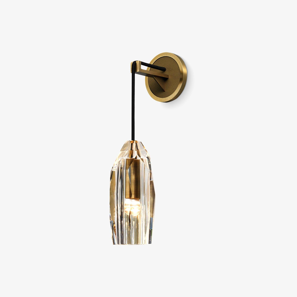 Zorinaris Premium nórdico aplique de pared de cristal