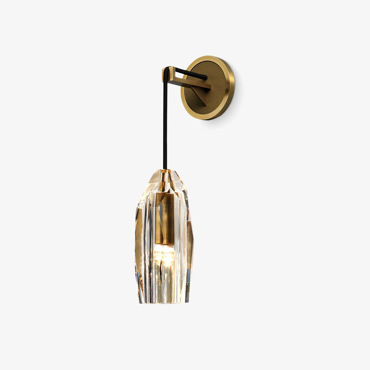 Zorinaris Premium nórdico aplique de pared de cristal