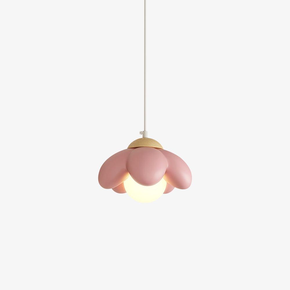 Clae lámpara colgante de resina con diseño artístico acogedor