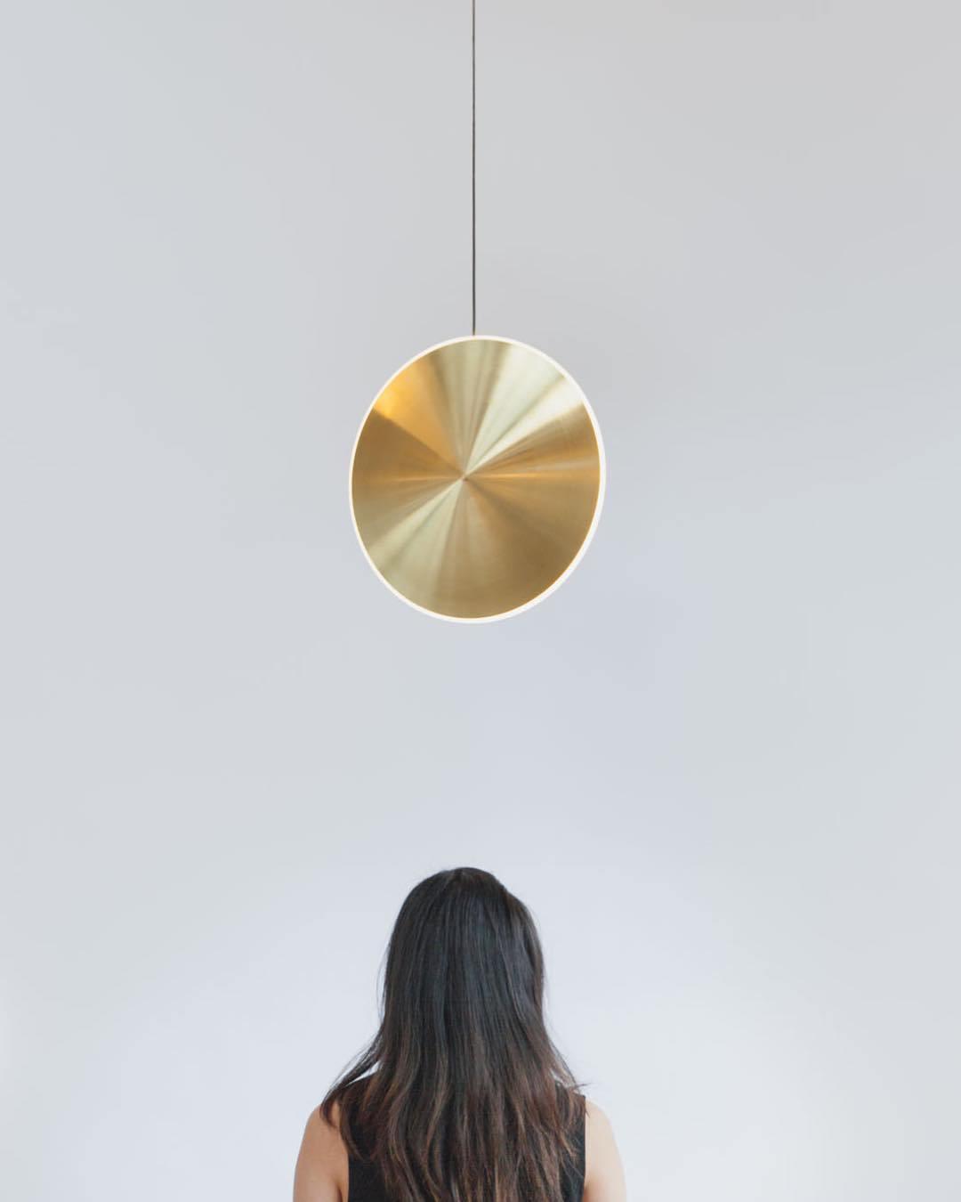 Uvenisra lámpara colgante moderna minimalista de plato