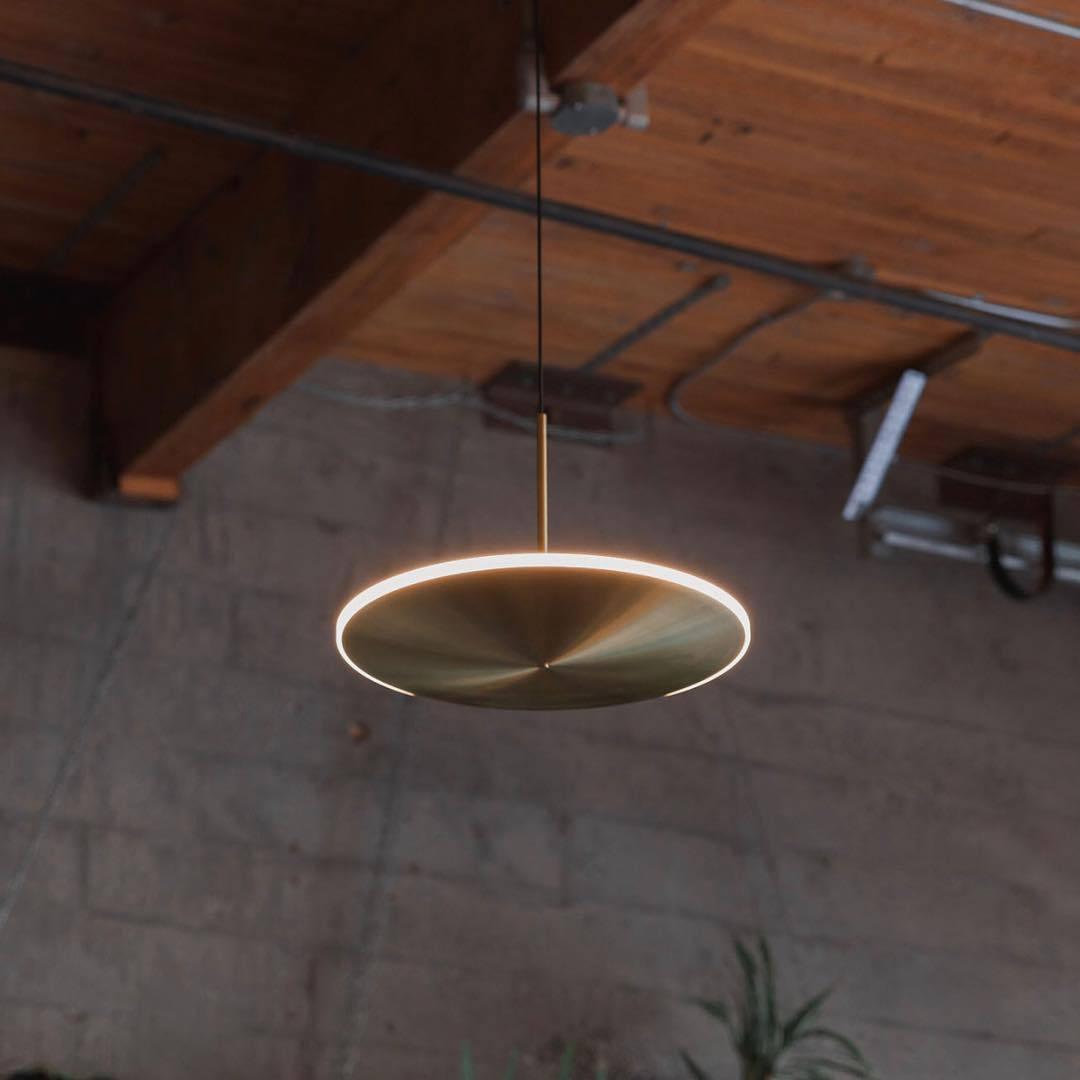 Uvenisra lámpara colgante moderna minimalista de plato