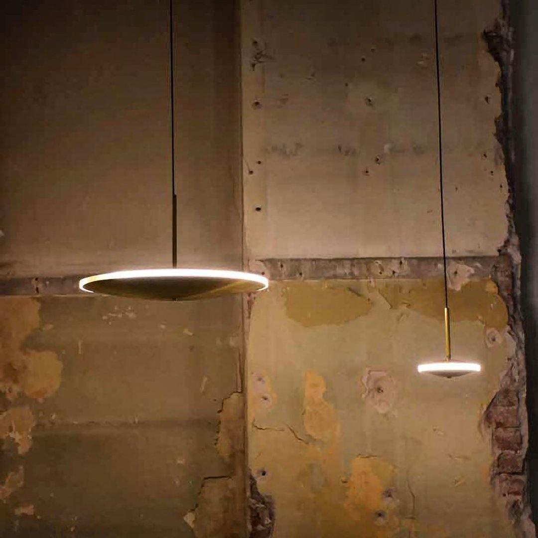 Uvenisra lámpara colgante moderna minimalista de plato