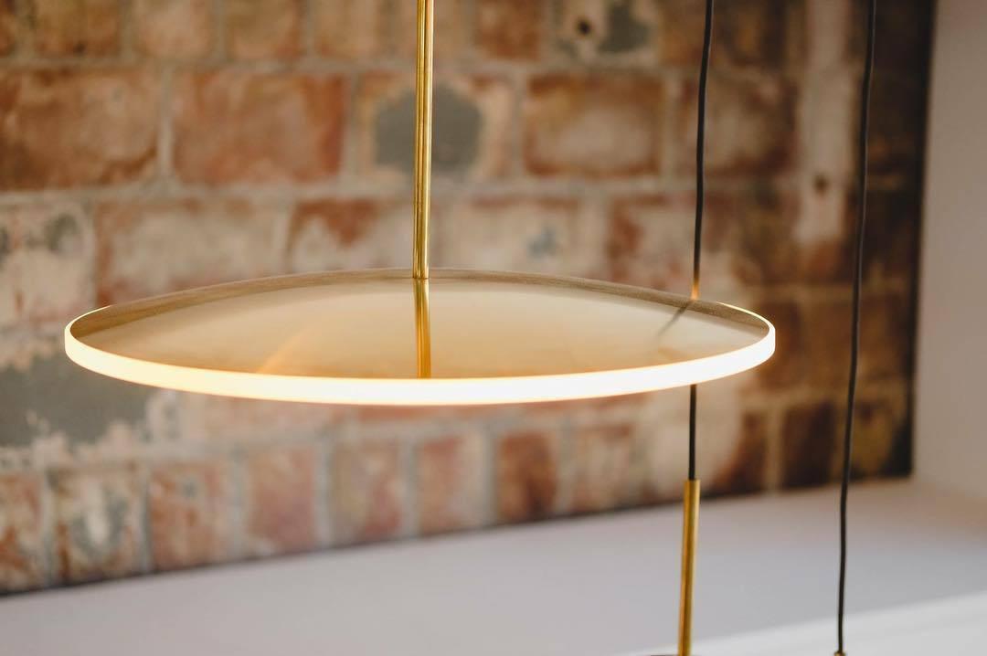 Uvenisra lámpara colgante moderna minimalista de plato