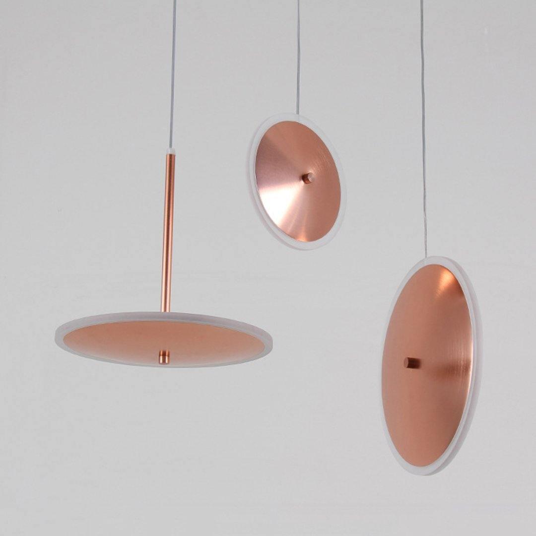 Uvenisra lámpara colgante moderna minimalista de plato