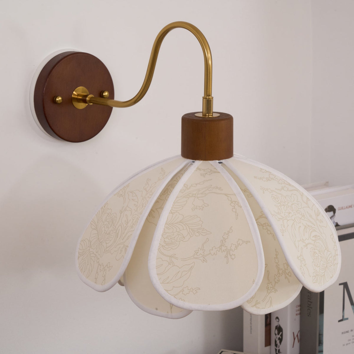 Ritta Lámpara de Pared Floral Vintage