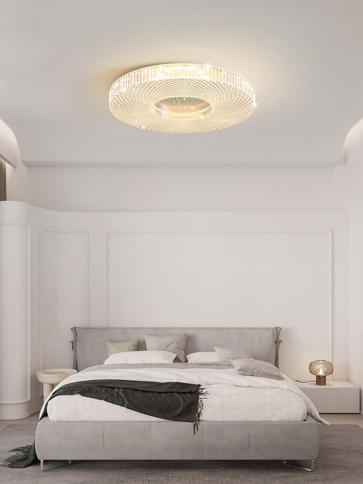 Lucalella lámpara de techo de acrílico LED lujo para sala de estar