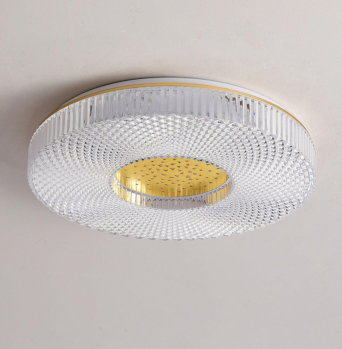 Lucalella lámpara de techo de acrílico LED lujo para sala de estar