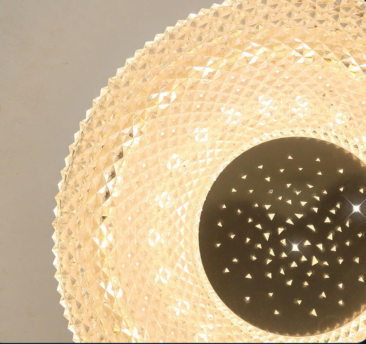 Lucalella lámpara de techo de acrílico LED lujo para sala de estar
