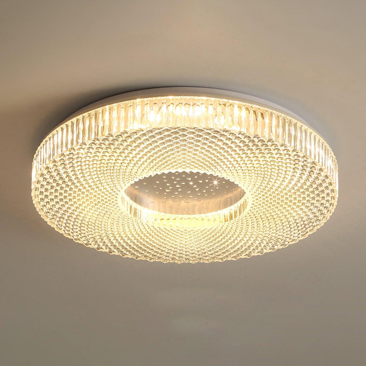 Lucalella lámpara de techo de acrílico LED lujo para sala de estar