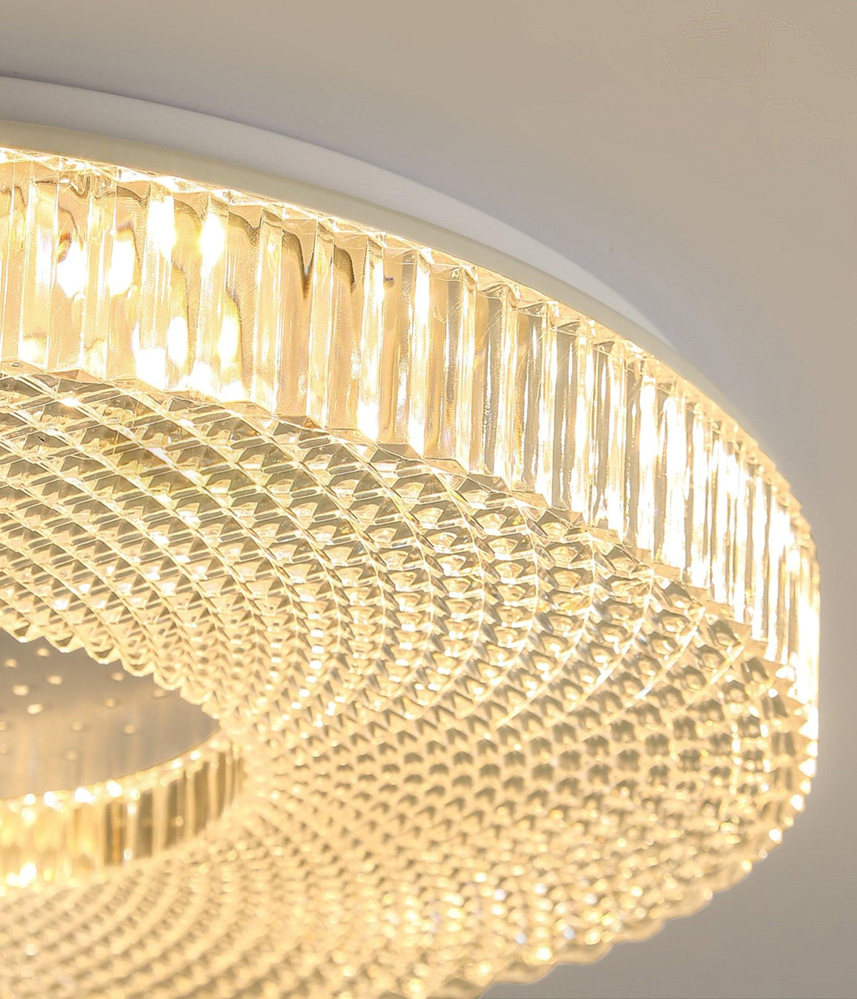 Lucalella lámpara de techo de acrílico LED lujo para sala de estar