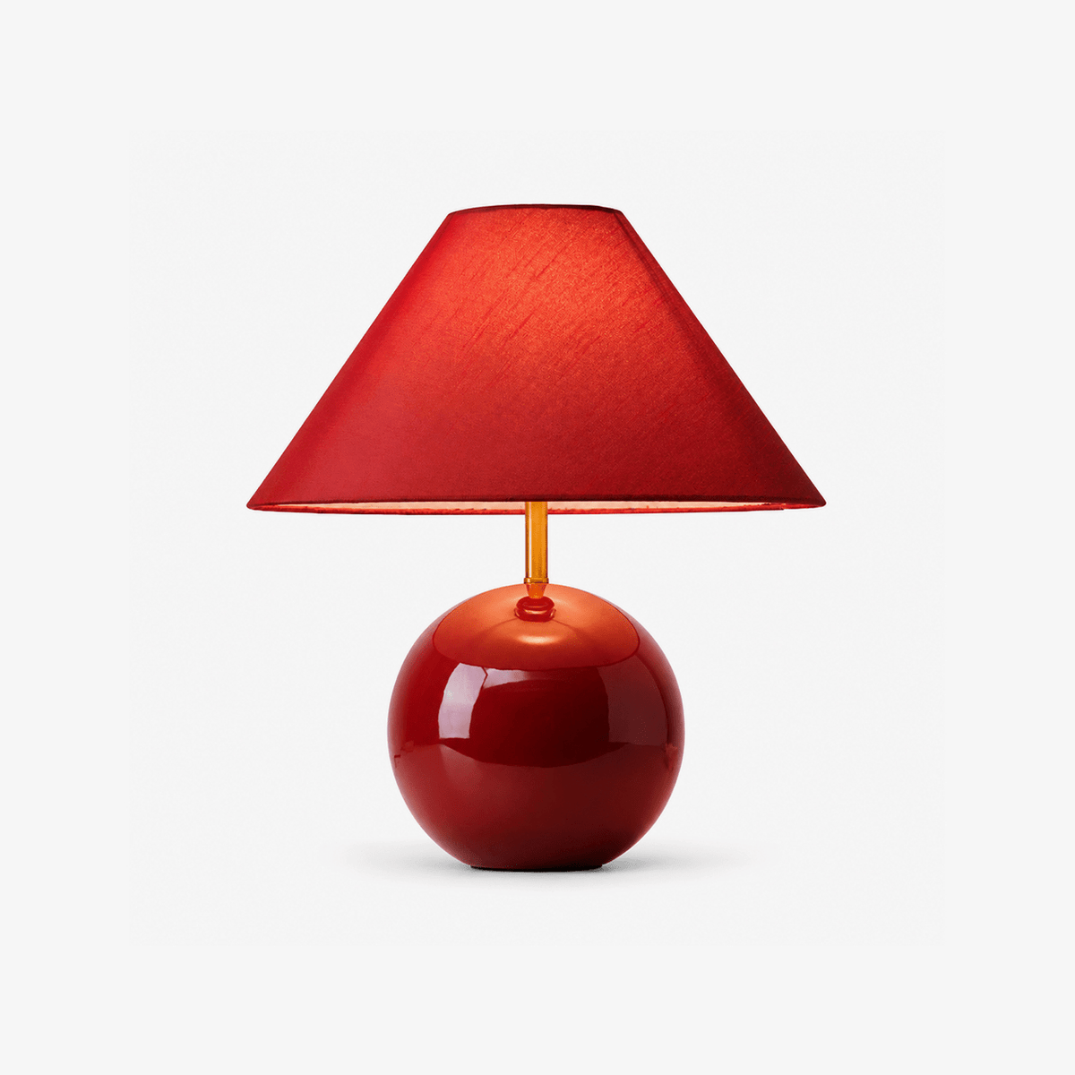 Rubienne lámpara de mesa en cerámica roja