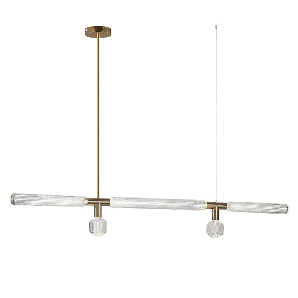 Tika lámpara colgante cristal Cylinder Cipher Contemporary