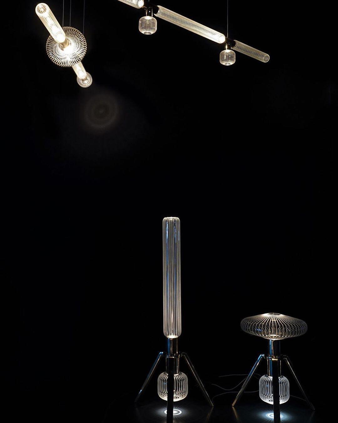 Tika lámpara colgante cristal Cylinder Cipher Contemporary